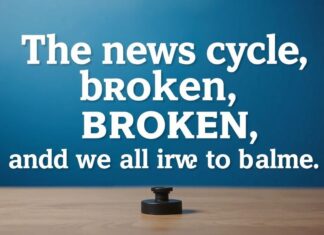 The News Cycle is Broken, and We’re All to Blame The news cycle is broken, and we're all to blame.