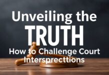 Unveiling the Truth: How to Challenge Court Interpretations Unveiling the Truth: How to Challenge Court Interpretations