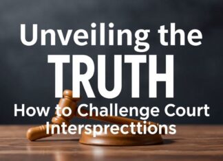 Unveiling the Truth: How to Challenge Court Interpretations Unveiling the Truth: How to Challenge Court Interpretations